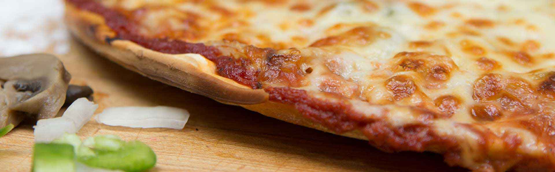 close up pizza